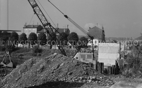 Construction du pont Vayringe (Nancy)