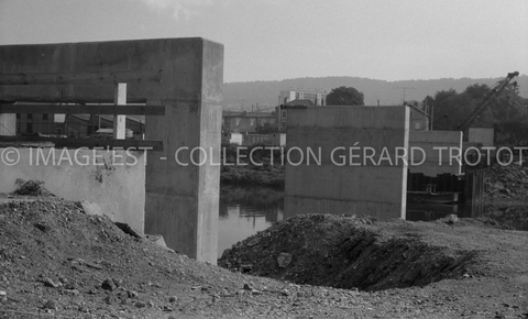 Construction du pont Vayringe (Nancy)