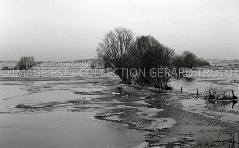 Crue de la Moselle (Metz ?)