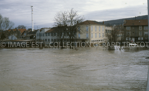 Rue du Port inondée (Malzéville)