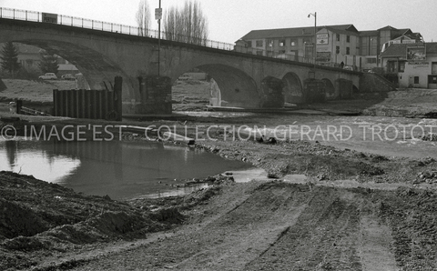Travaux sur les berges de la Meurthe (Nancy)
