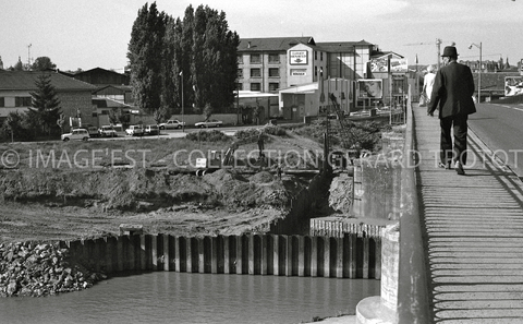 Travaux sur les berges de la Meurthe (Nancy)