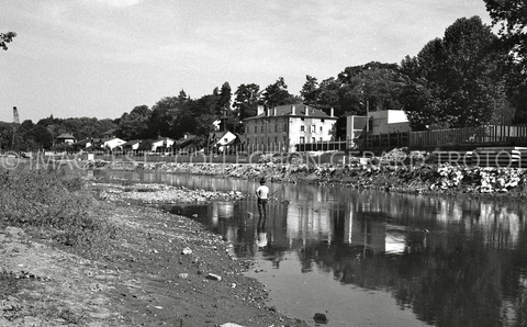 Travaux sur les berges de la Meurthe (Nancy)