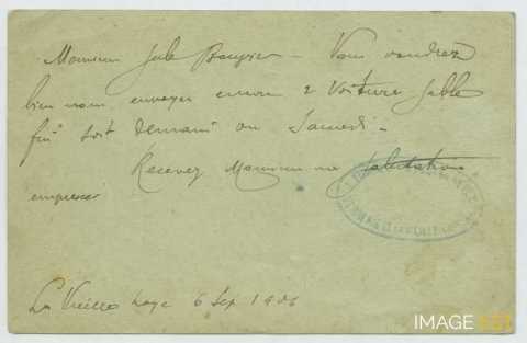 Entier postal (La Vieille-Loye)