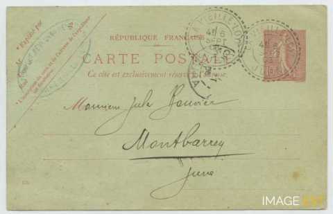 Entier postal (La Vieille-Loye)