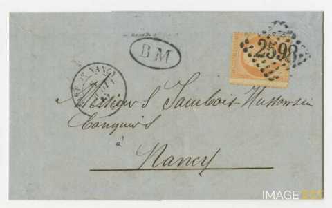 Lettre des Salines de Saint-Nicolas (Varangéville)