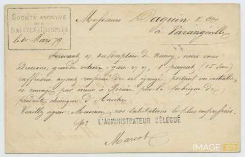 Société anonyme des salines de Rosières