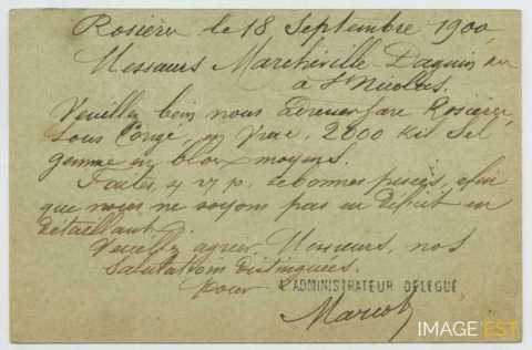 Société anonyme des salines de Rosières