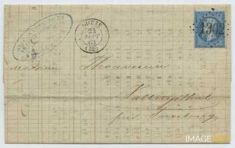 Lettre de la Saline (Dieuze)