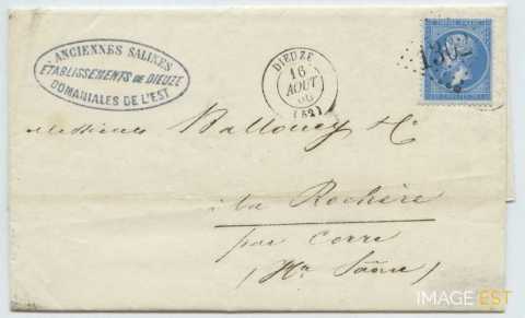 Lettre de la Saline (Dieuze)