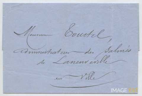 Lettre du Syndicat de la vente des sels de l'Est (Nancy)