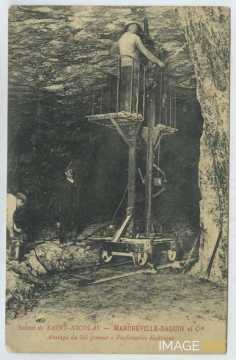 Abatage du sel gemme (Varangéville)