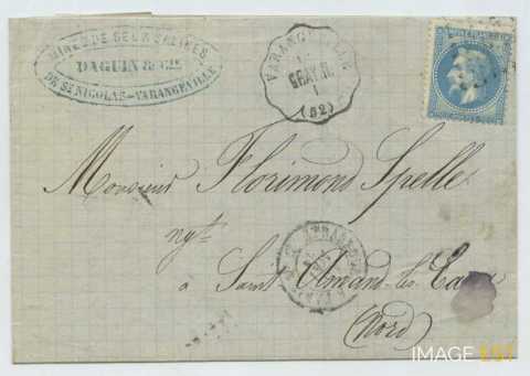 Lettre de la saline de Saint-Nicolas (Varangéville)