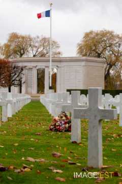 Cérémonie du 11 novembre au cimetière américain Saint-Mihiel (Thiaucourt-Regniéville)