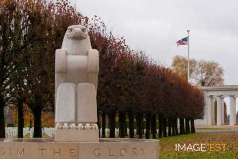 Cérémonie du 11 novembre au cimetière américain Saint-Mihiel (Thiaucourt-Regniéville)