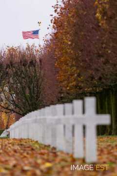 Cérémonie du 11 novembre au cimetière américain Saint-Mihiel (Thiaucourt-Regniéville)