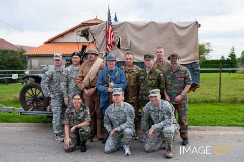 90e anniversaire des offensives franco-américaines en Meuse et de l'Armistice (Esnes-en-Argonne)