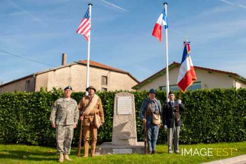 90e anniversaire des offensives franco-américaines en Meuse et de l'Armistice (Montfaucon-d'Argonne)