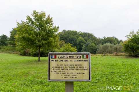 Ancien cimetière des Garibaldiens (Lachalade)