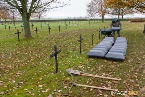Réinhumation de soldats allemands (Cheppy)