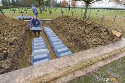 Réinhumation de soldats allemands (Cheppy)