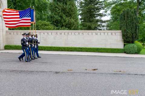 Memorial Day au cimetière américain (Romagne-sous-Montfaucon)