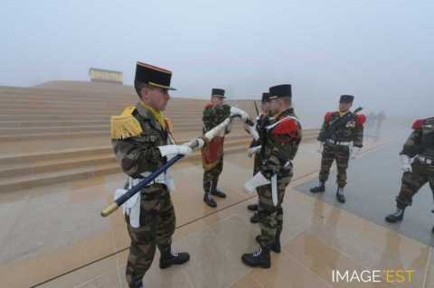 Cérémonie militaire au Hartmannswillerkopf (Wattwiller)
