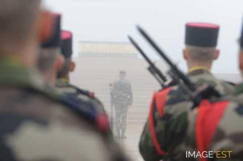 Cérémonie militaire au Hartmannswillerkopf (Wattwiller)