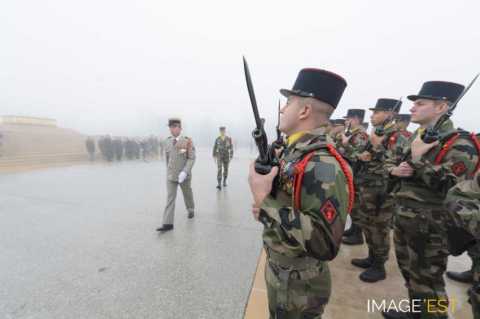 Cérémonie militaire au Hartmannswillerkopf (Wattwiller)