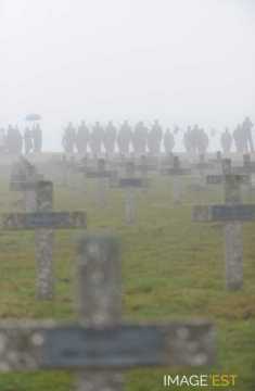 Cérémonie militaire au Hartmannswillerkopf (Wattwiller)