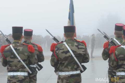 Cérémonie militaire au Hartmannswillerkopf (Wattwiller)