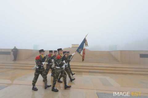 Cérémonie militaire au Hartmannswillerkopf (Wattwiller)