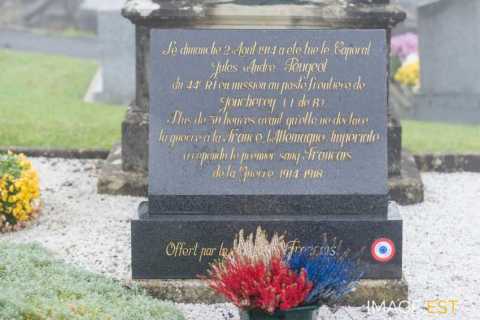 Plaque funéraire à André Peugeot (Étupes)