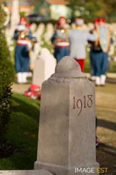 Cérémonie à la nécropole nationale du Faubourg Pavé (Verdun)