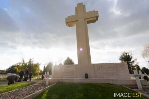 Cérémonie à la nécropole nationale du Faubourg Pavé (Verdun)