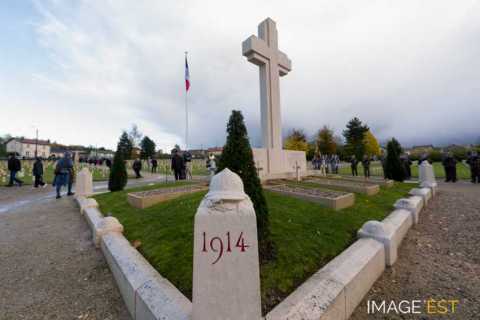 Cérémonie à la nécropole nationale du Faubourg Pavé (Verdun)