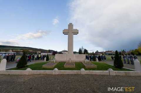 Cérémonie à la nécropole nationale du Faubourg Pavé (Verdun)