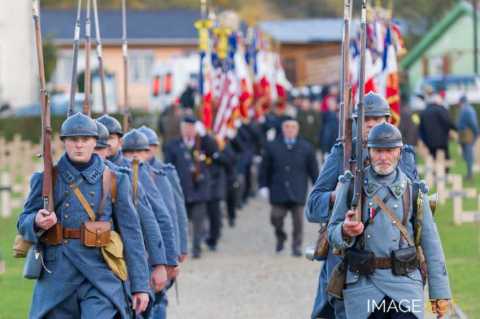 Cérémonie à la nécropole nationale du Faubourg Pavé (Verdun)