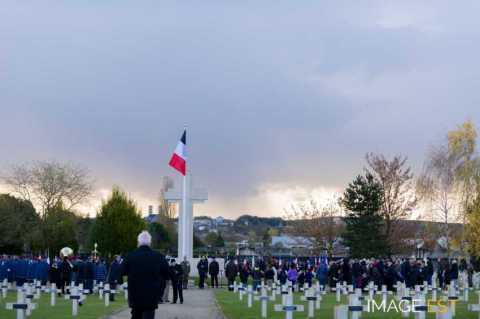 Cérémonie à la nécropole nationale du Faubourg Pavé (Verdun)