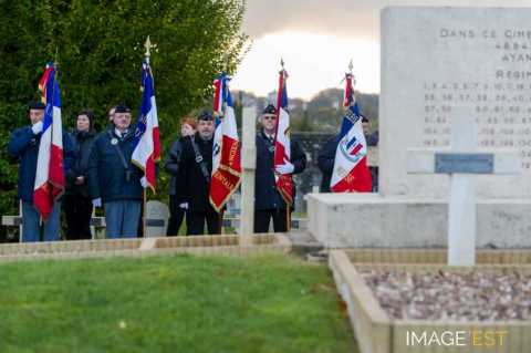 Cérémonie à la nécropole nationale du Faubourg Pavé (Verdun)