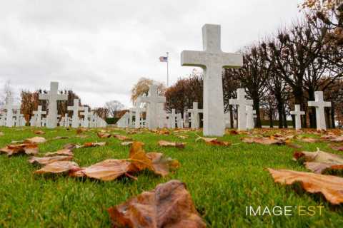 Cérémonie du 11 novembre au cimetière américain Saint-Mihiel (Thiaucourt-Regniéville)