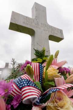 Cérémonie du 11 novembre au cimetière américain Saint-Mihiel (Thiaucourt-Regniéville)