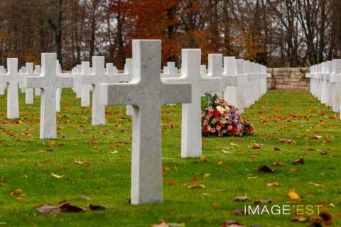 Cérémonie du 11 novembre au cimetière américain Saint-Mihiel (Thiaucourt-Regniéville)