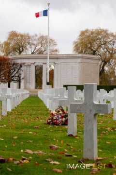 Cérémonie du 11 novembre au cimetière américain Saint-Mihiel (Thiaucourt-Regniéville)