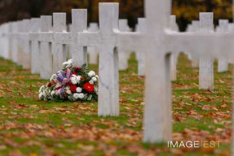 Cérémonie du 11 novembre au cimetière américain Saint-Mihiel (Thiaucourt-Regniéville)