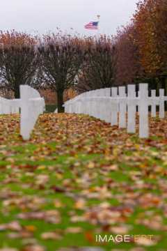 Cérémonie du 11 novembre au cimetière américain Saint-Mihiel (Thiaucourt-Regniéville)
