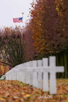 Cérémonie du 11 novembre au cimetière américain Saint-Mihiel (Thiaucourt-Regniéville)