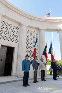 102e anniversaire des offensives franco-américaines en Meuse et de l'Armistice au Cimetière américain de Saint-Mihiel (Thiaucourt-Regniéville)