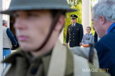 105e anniversaire des offensives franco-américaines en Meuse et de l'Armistice au Cimetière américain de Saint-Mihiel (Thiaucourt-Regniéville)