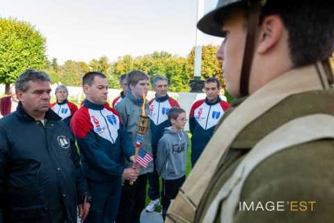 109e anniversaire des offensives franco-américaines en Meuse et de l'Armistice au Cimetière américain de Saint-Mihiel (Thiaucourt-Regniéville)